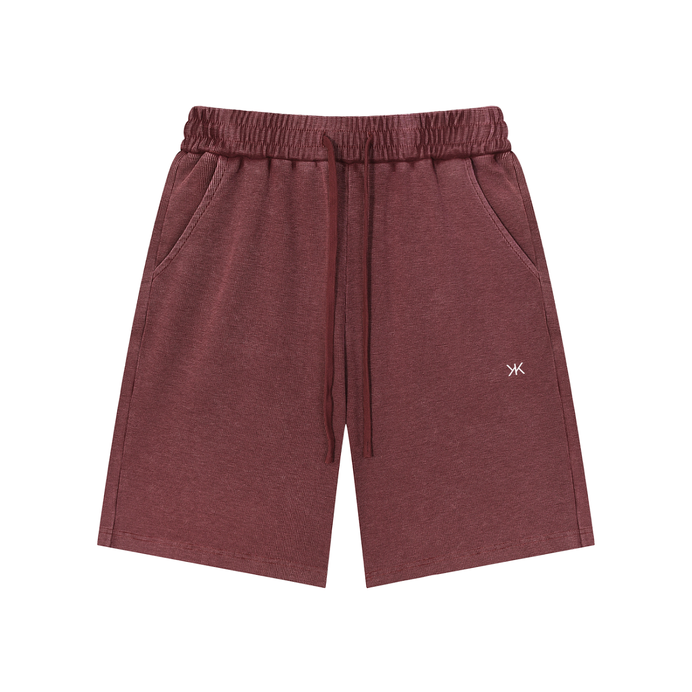 Mineral Wash Waffle Knit Shorts
