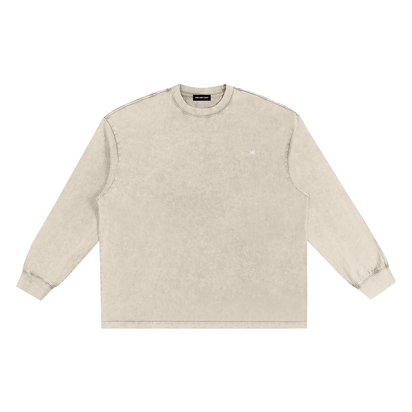 Snow Washed Frayed Edge T-Shirt