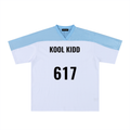 Oversized Mesh V-Neck Soccer Jersey