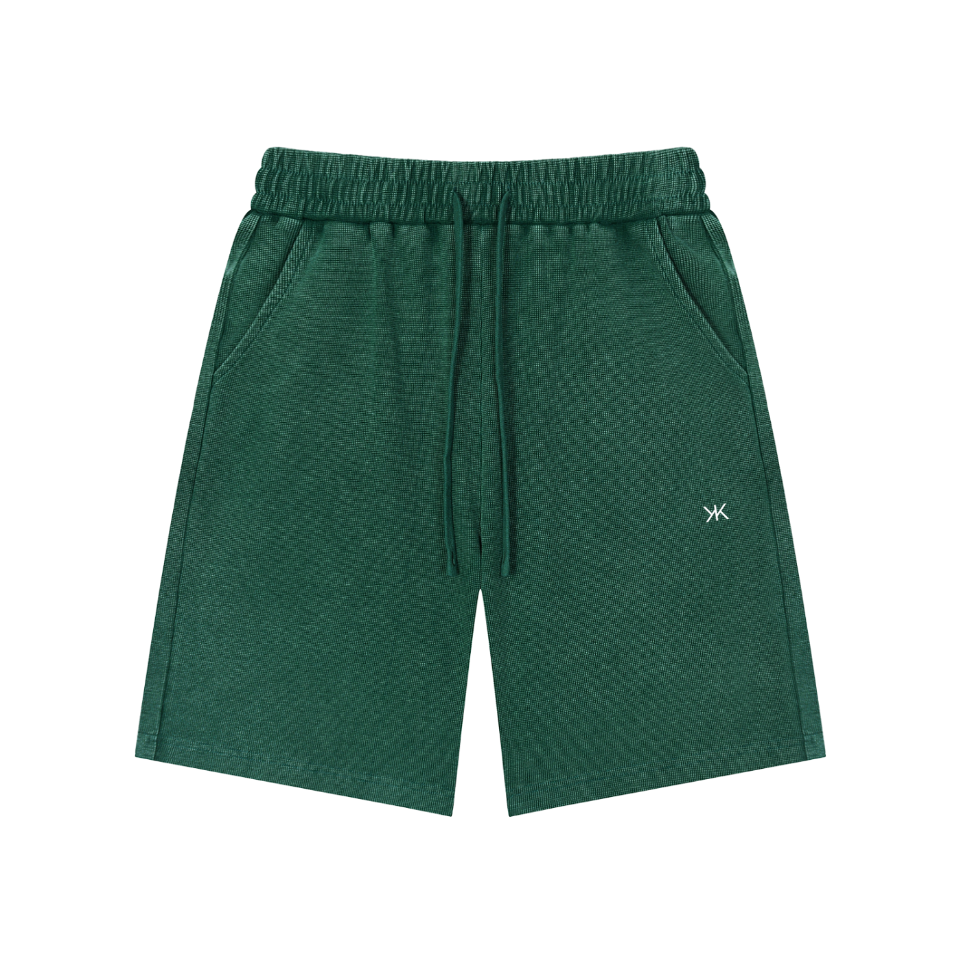 Mineral Wash Waffle Knit Shorts