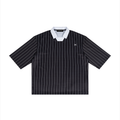 Unisex Pinstripe Collared Soccer Jersey