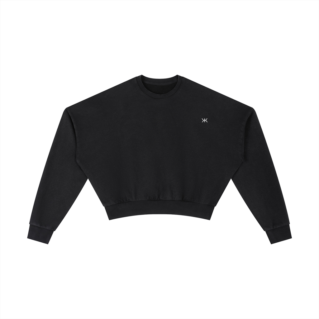 Vintage Washed Cropped Sweatshirt