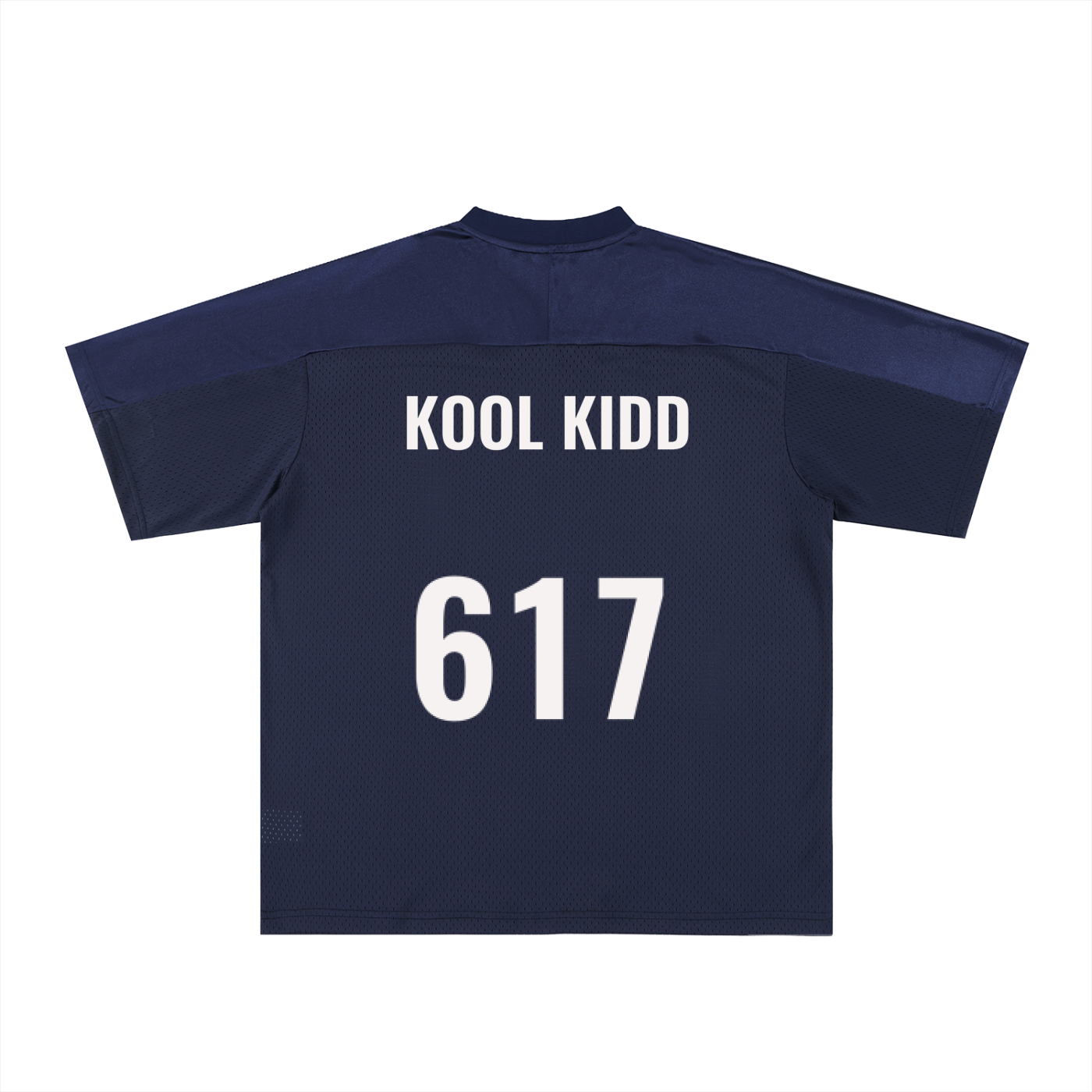 Oversized Mesh V-Neck Soccer Jersey
