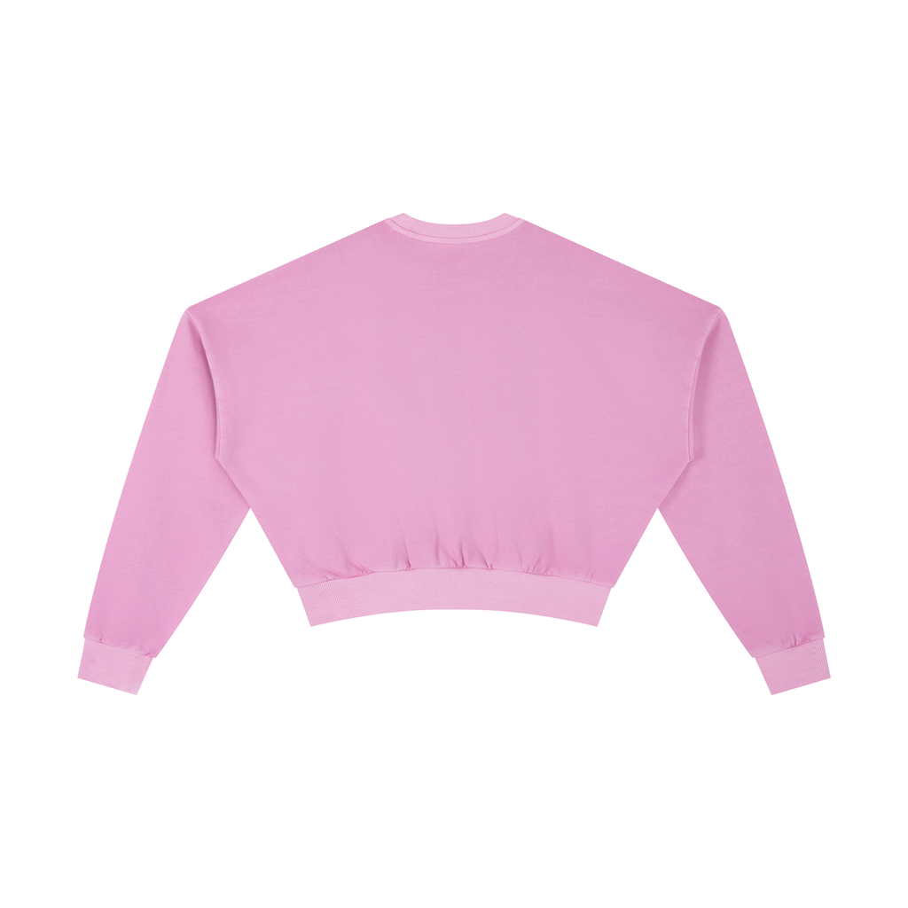 Vintage Washed Cropped Sweatshirt