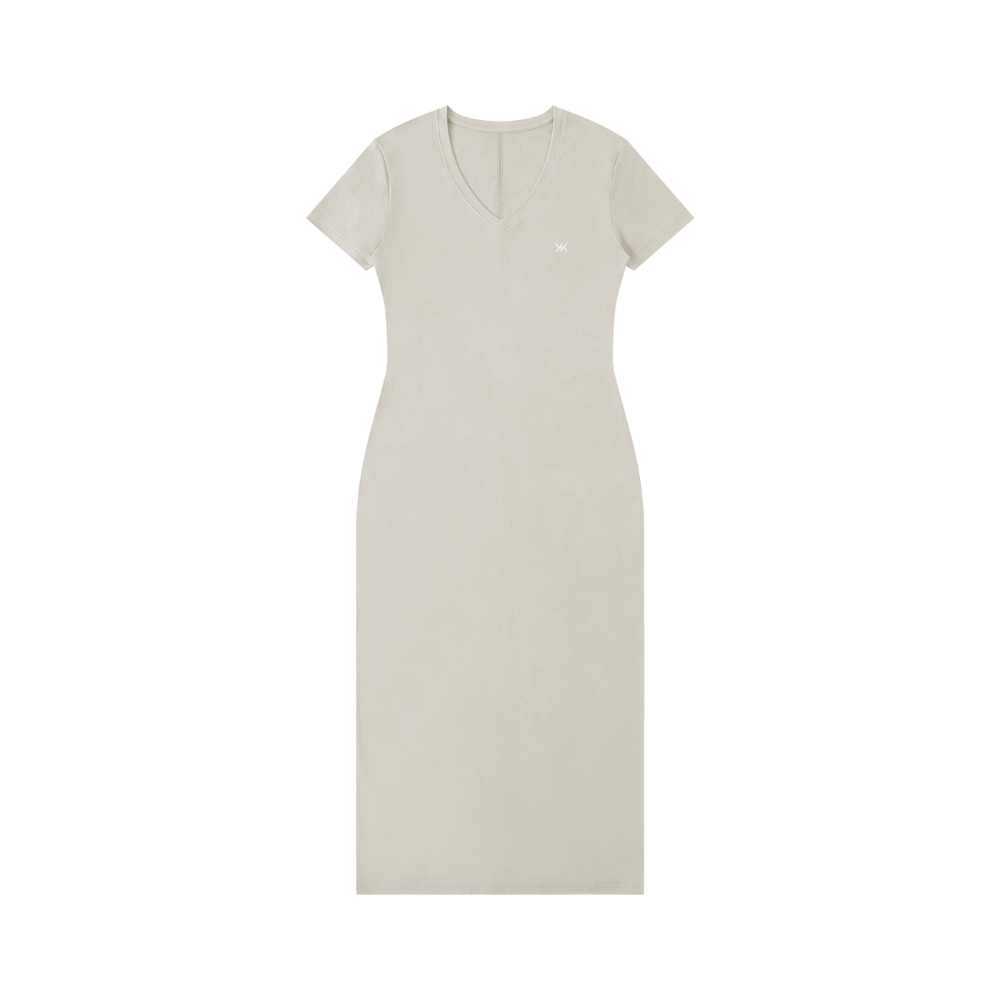 Women's V-Neck Short Sleeve Maxi Dress