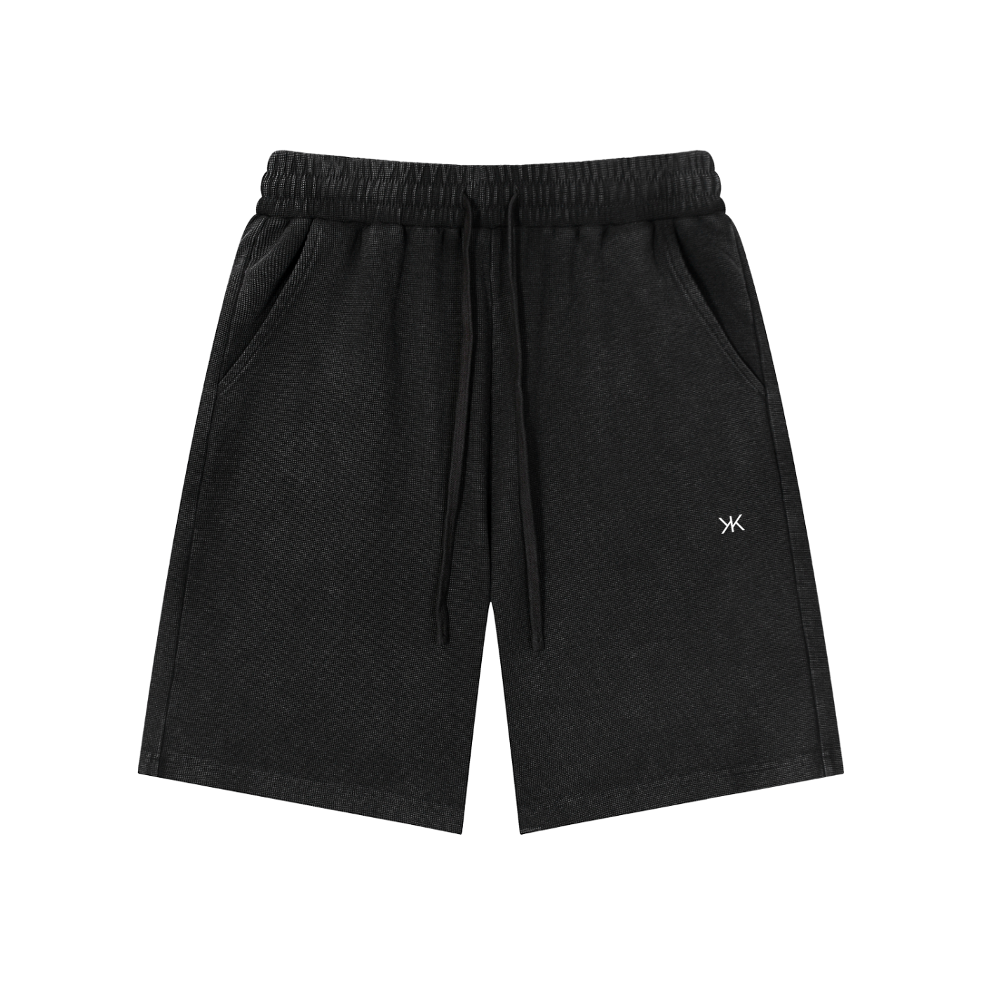 Mineral Wash Waffle Knit Shorts