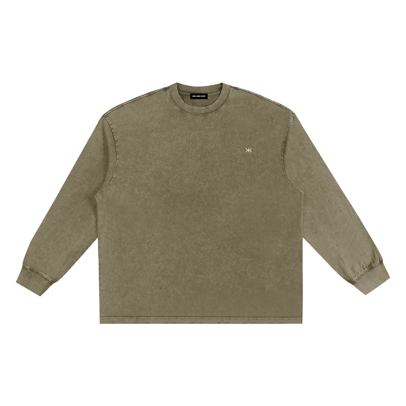 Snow Washed Frayed Edge T-Shirt