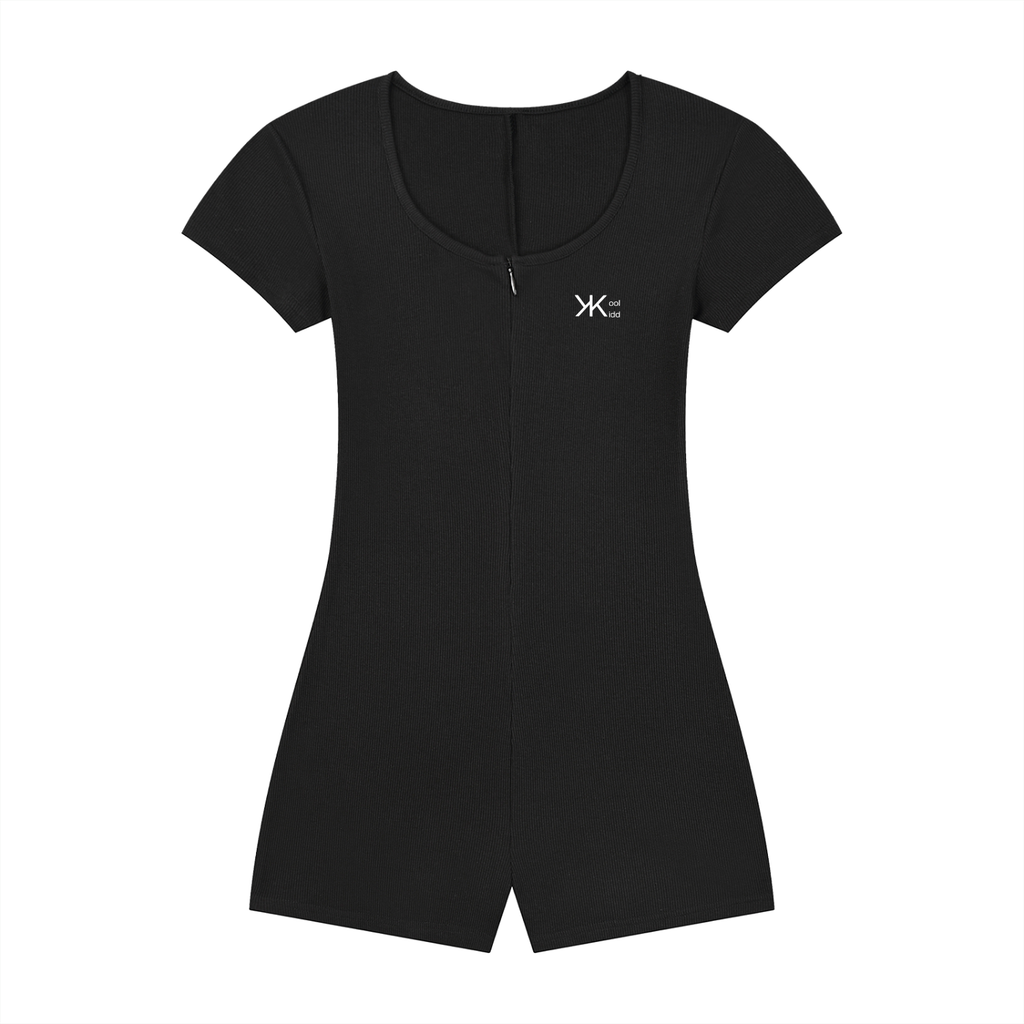 Women's Dual-Function Cape Tie-Waist Romper