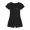 Women's Dual-Function Cape Tie-Waist Romper