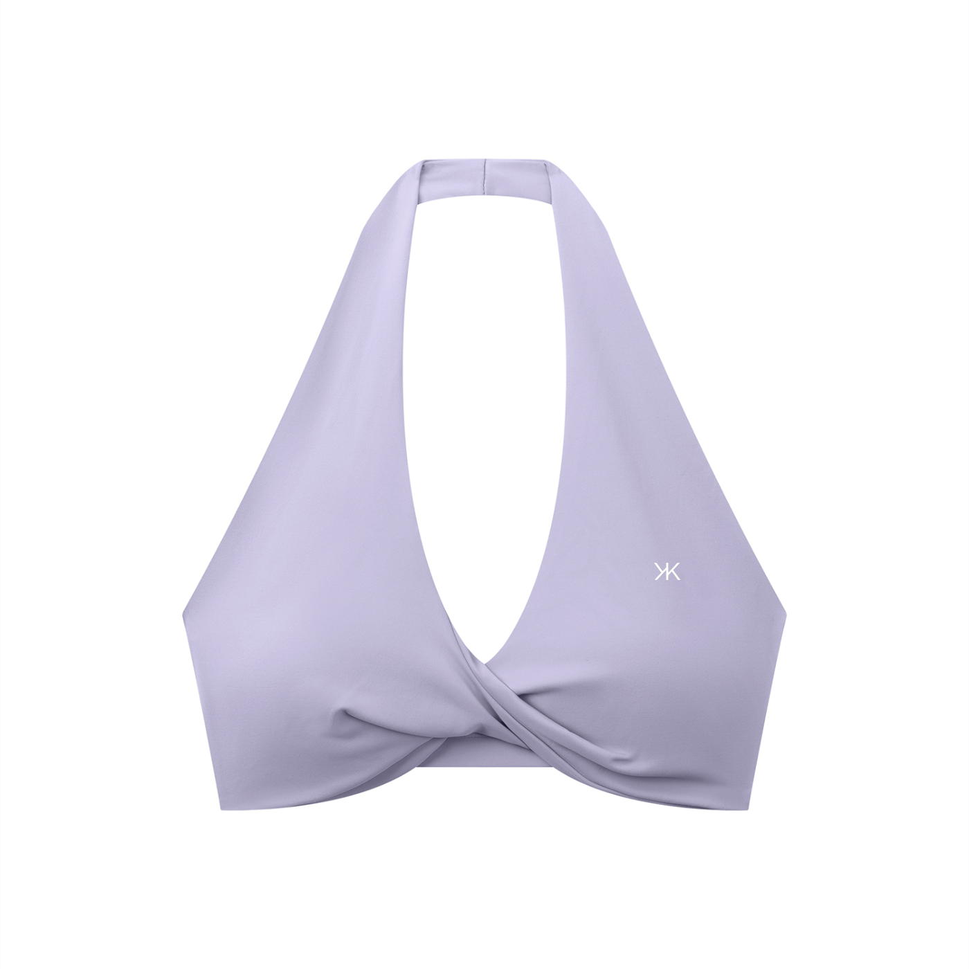 Women's Pleated Halter Sports Bra