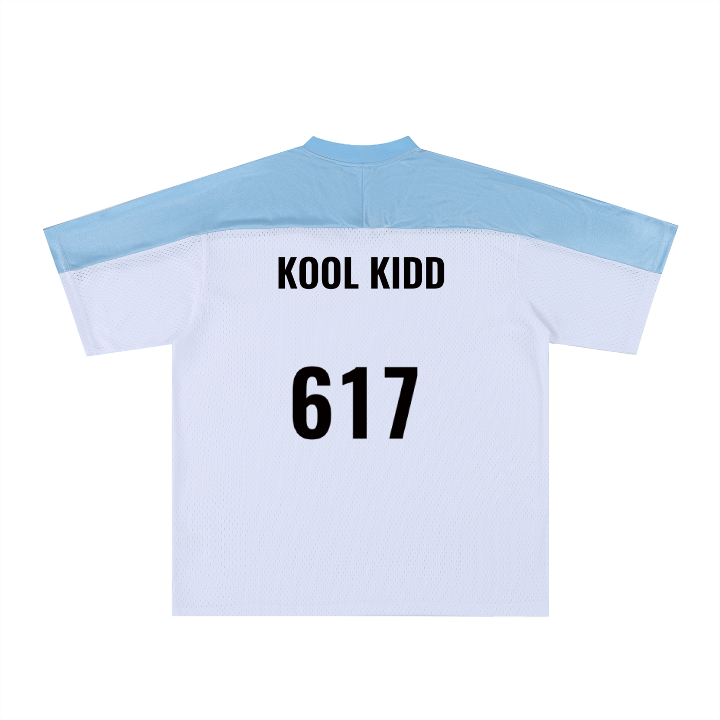 Oversized Mesh V-Neck Soccer Jersey