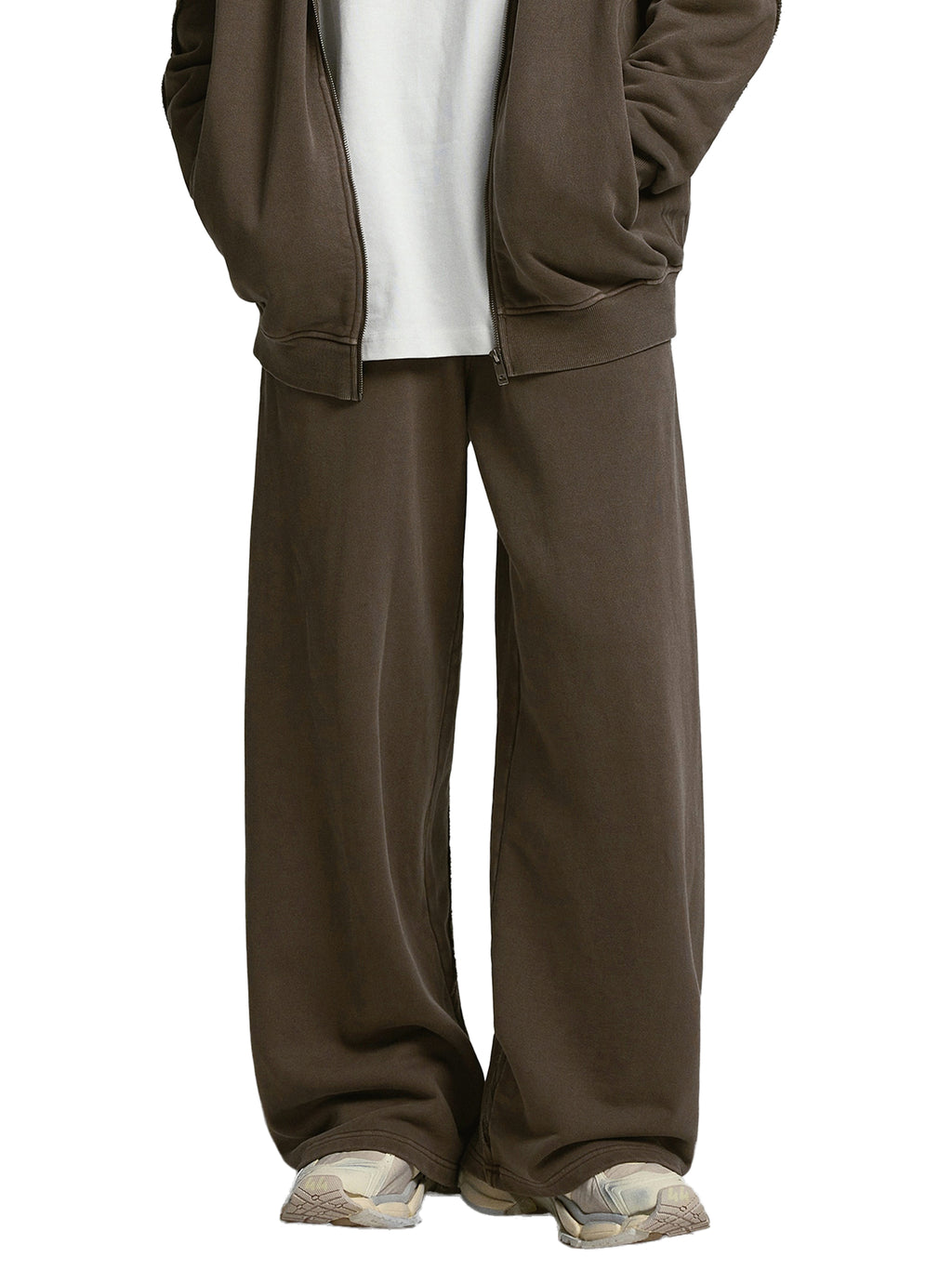Snow Washed Tape Raw Edge Sweatpants