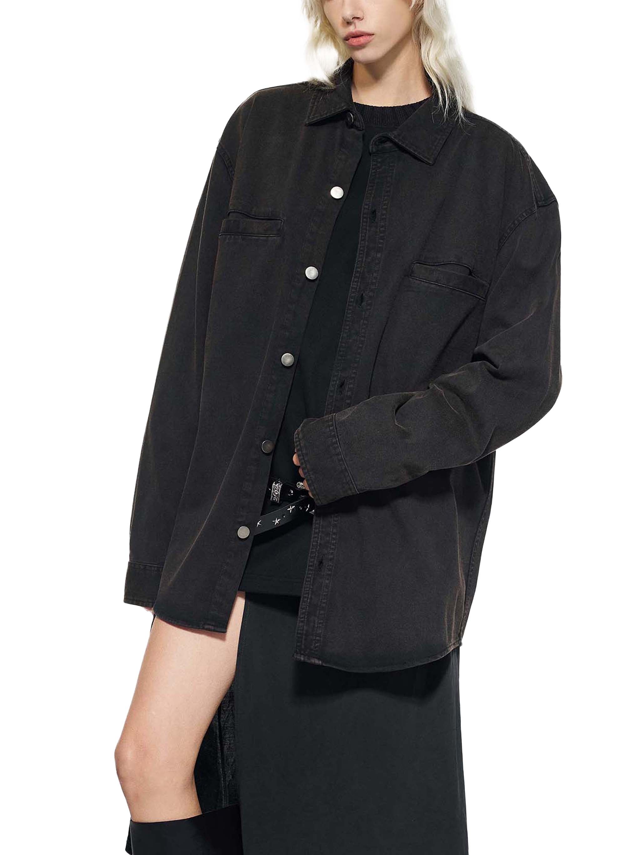 Unisex Denim Vintage Washed Heavyweight Jacket
