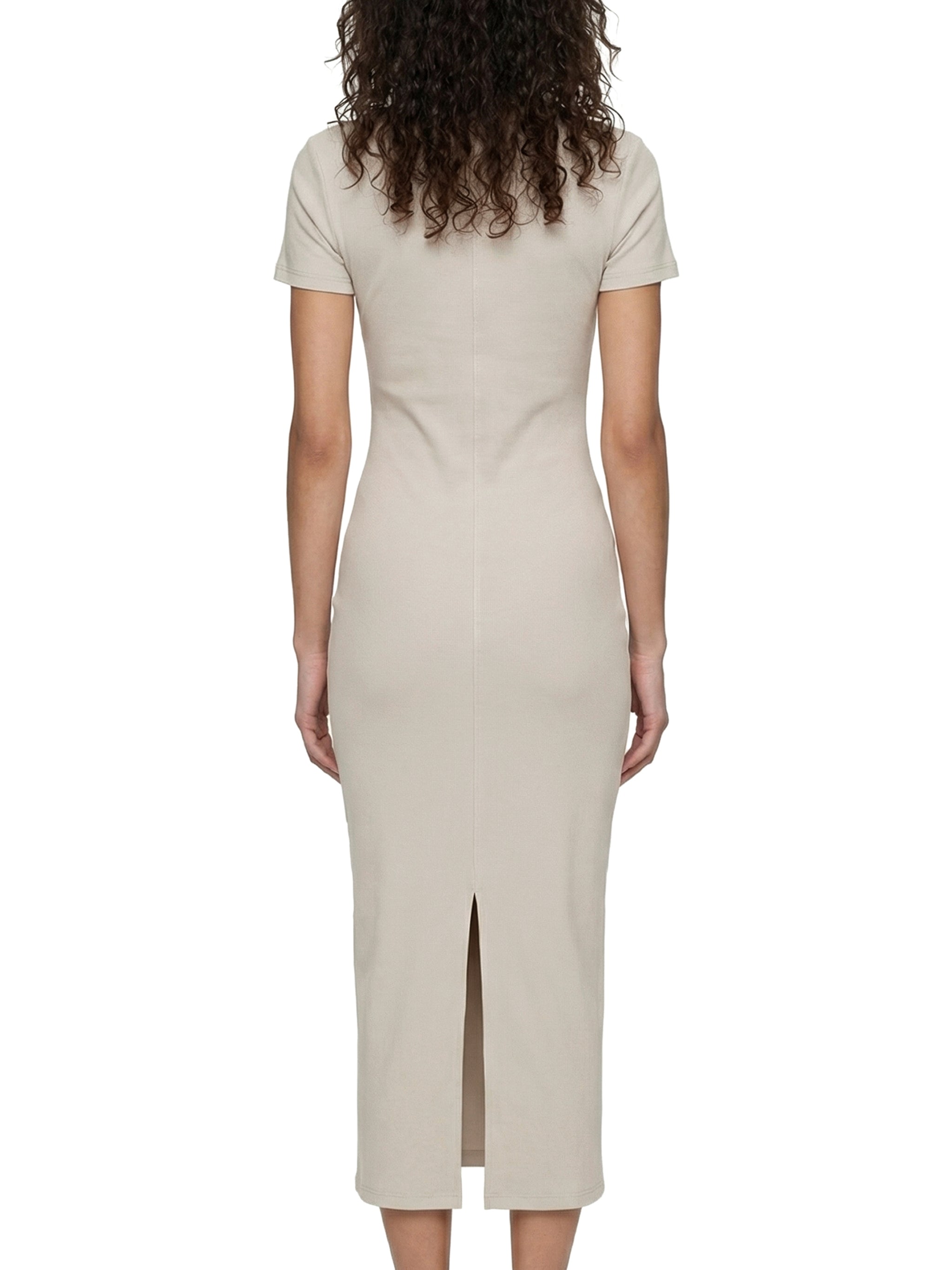 Women's V-Neck Short Sleeve Maxi Dress